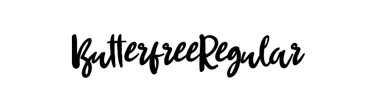 Butterfree Regular  font caratteri gratis