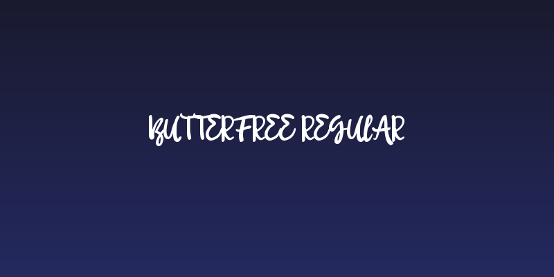 Butterfree Regular Social Header