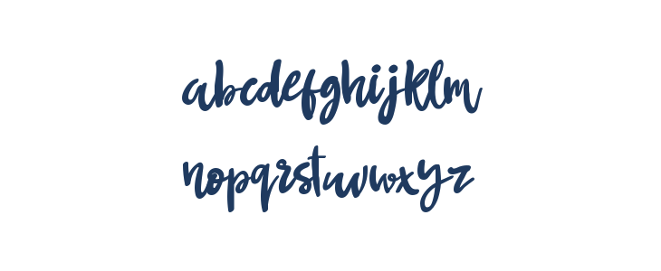 Butterfree Regular Lowercase