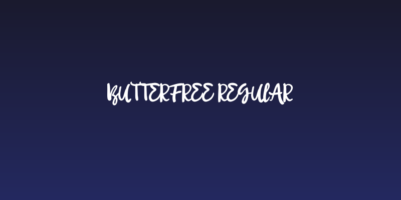 Butterfree Regular Social Header