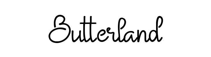 Butterland Font - FFonts.net
