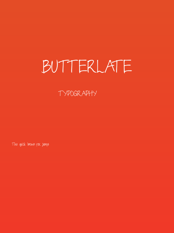 Butterlate Poster