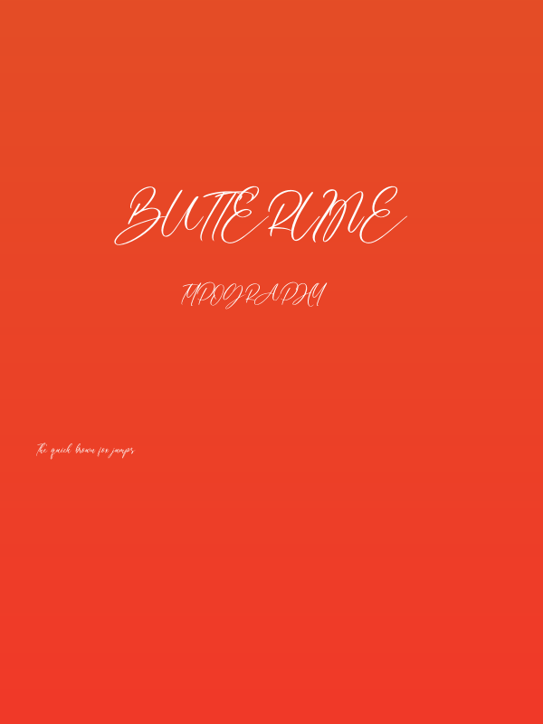 Butterline Poster