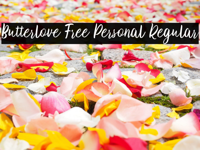 Butterlove Free Personal Regular Example 1