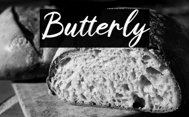 Butterly Font examples