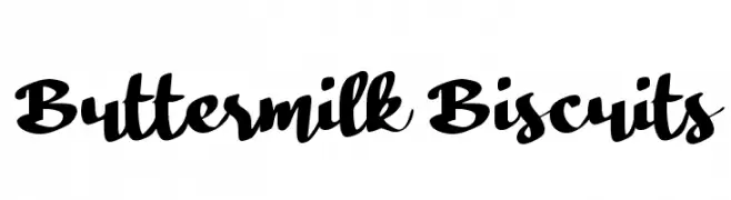 Buttermilk Biscuits  font caratteri gratis