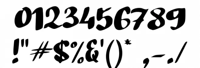 Buttermilk Biscuits Font OTHER CHARS