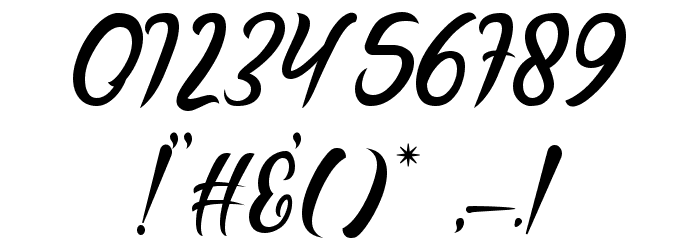 Buttermill Font OTHER CHARS