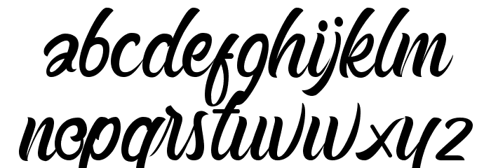 Buttermill Font LOWERCASE