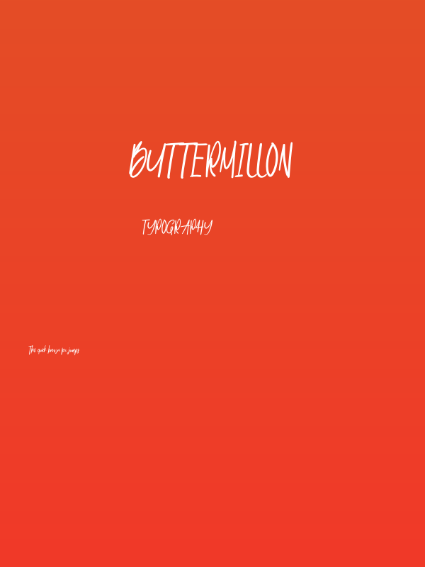 Buttermillon Poster
