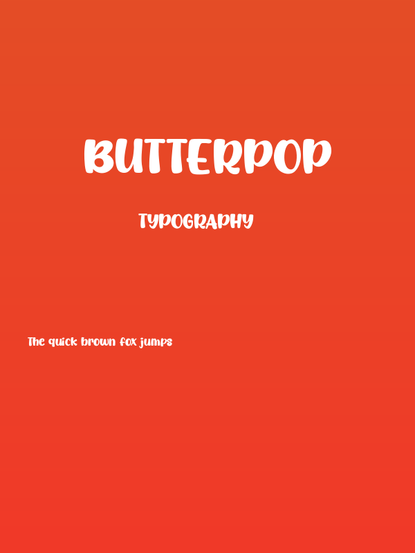 Butterpop Poster
