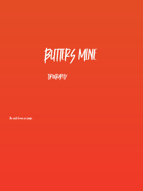 Butters Mine Poster