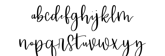 Butterscotch Meringue Font LOWERCASE