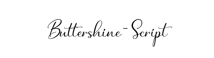 Buttershine-Script  Fuentes Gratis Descargar