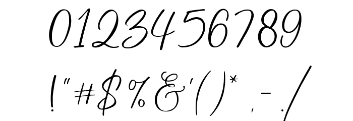Buttershine-Script Font OTHER CHARS
