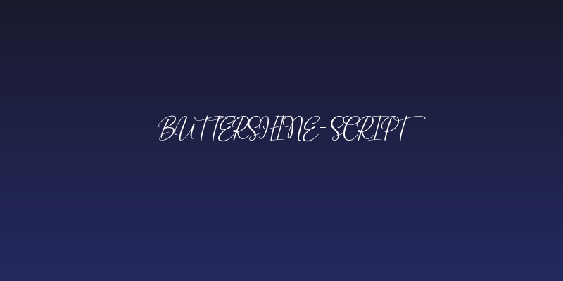 Buttershine-Script Social Header