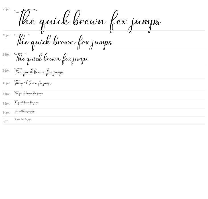 Buttershine-Script Waterfall