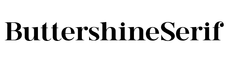 ButtershineSerif  Fuentes Gratis Descargar