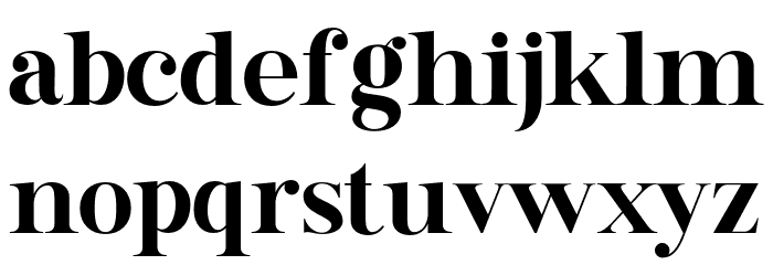 ButtershineSerif Font LOWERCASE