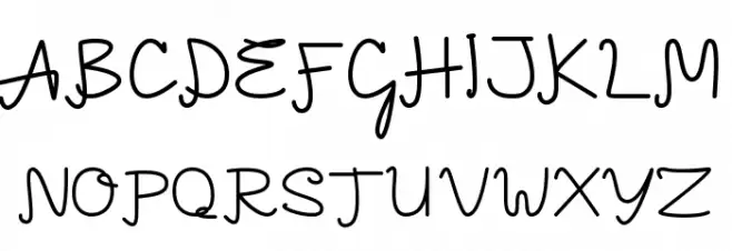 Buttershy Font Litere mari