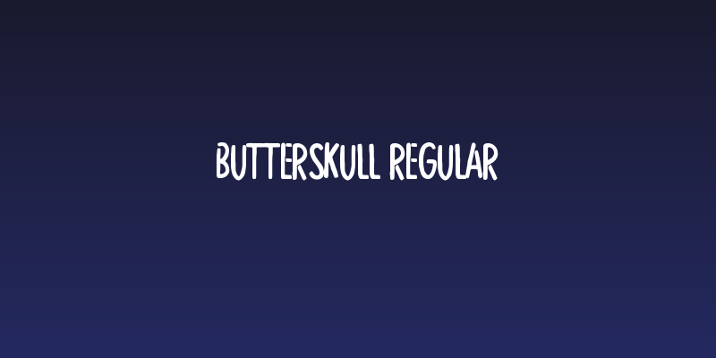 Butterskull Regular Social Header