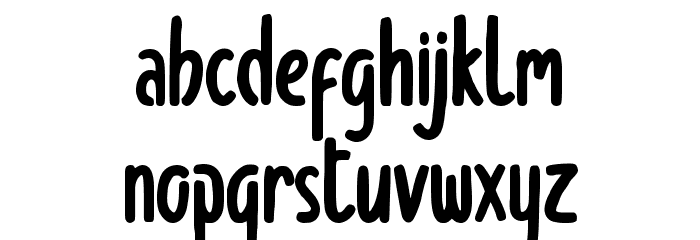 Butterskull Regular Font LOWERCASE