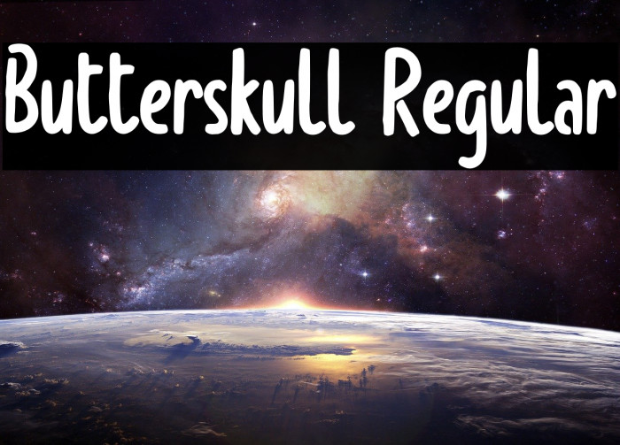 Butterskull Regular Fuentes examples