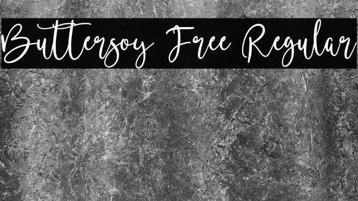Buttersoy Free Regular Example 1