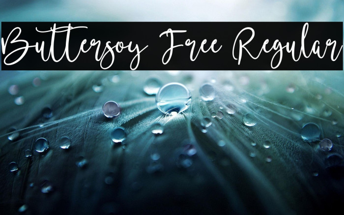 Buttersoy Free Regular Example 2