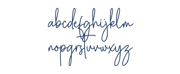 Buttervill Lowercase