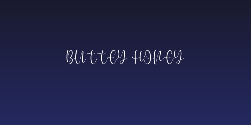 Buttey Honey Social Header