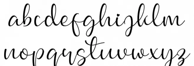 Buttey Honey फ़ॉन्ट लोअरकेस