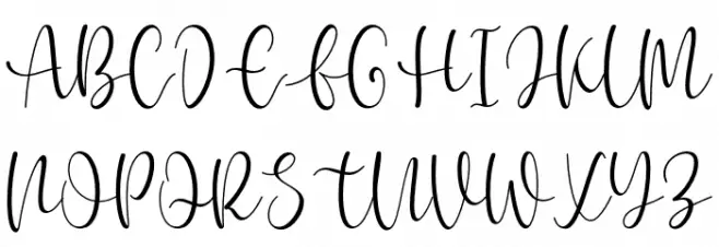 Buttey Honey Schriftart Groß