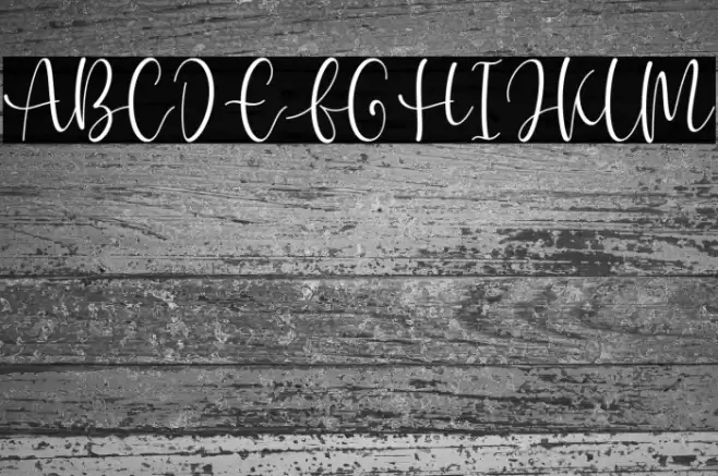 Buttey Honey Font examples