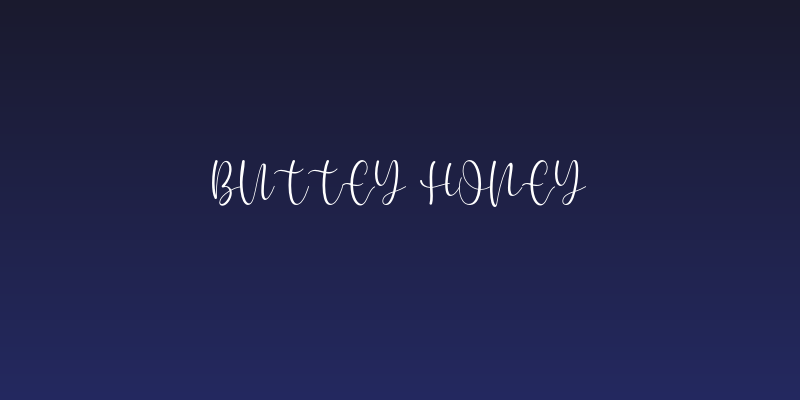 Buttey Honey Social Header