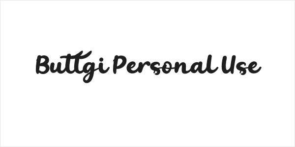 Buttgi Personal Use Logo