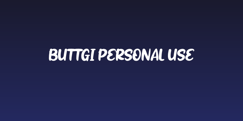 Buttgi Personal Use Social Header