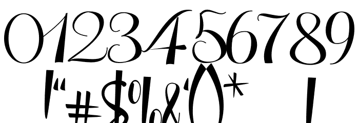 Buttherfly Font OTHER CHARS