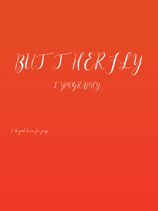 Buttherfly Poster