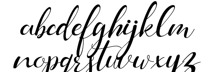 Buttherfly Font LOWERCASE