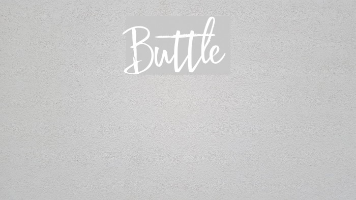 Buttle Font examples