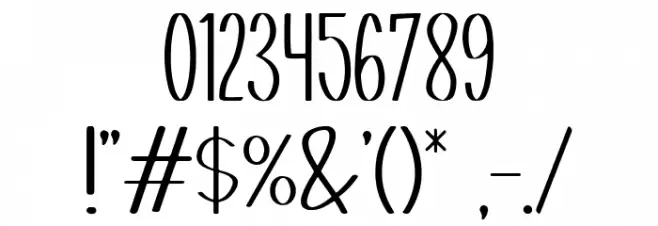 Button Box Font OTHER CHARS