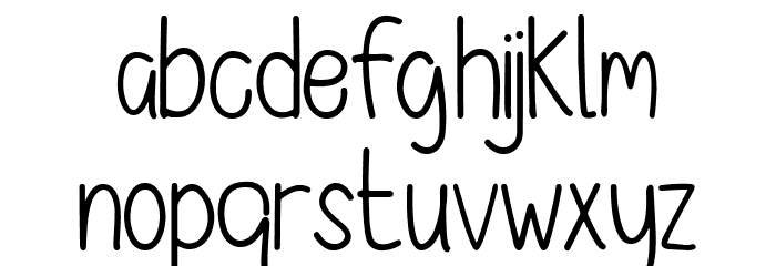 Button Box Font LOWERCASE