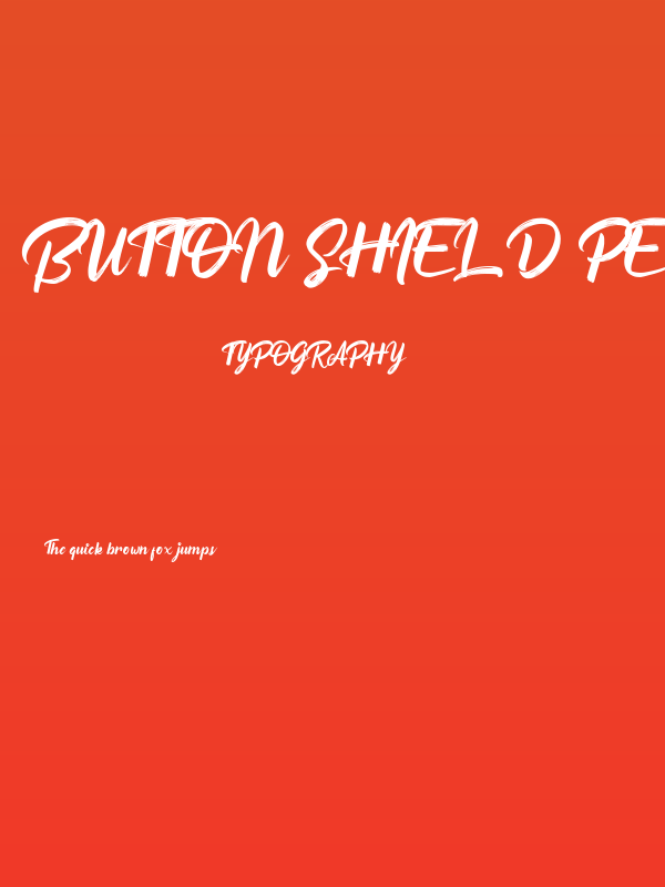 Button Shield Personal Use Only Poster