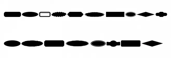 ButtonButton Font OTHER CHARS