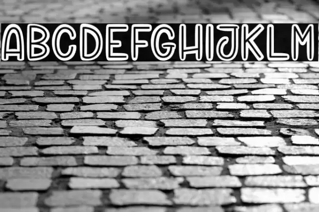 Buttons Maniac_PersonalUseOnly Font examples