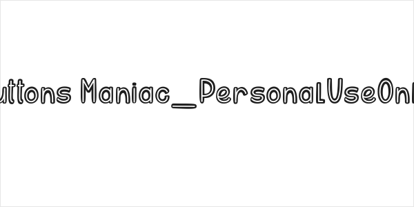 Buttons Maniac_PersonalUseOnly Logo
