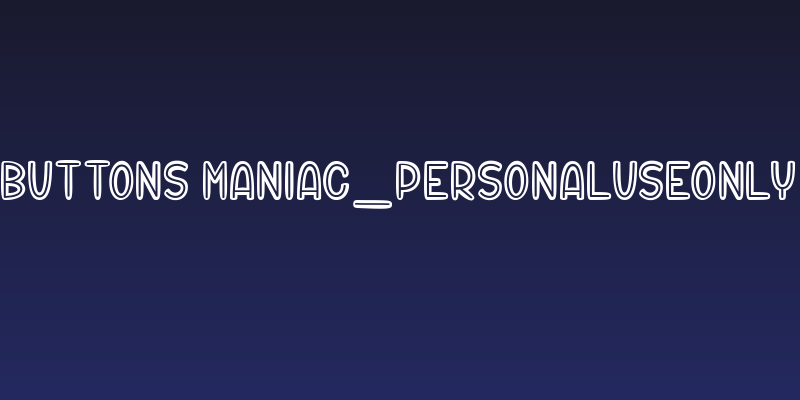 Buttons Maniac_PersonalUseOnly Social Header