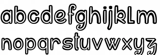 Buttons Maniac_PersonalUseOnly Шрифта строчной