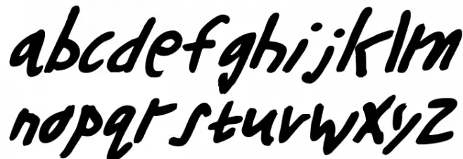 Buttons the Bear Italic 字体 小写